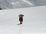 15 Climbing Sherpa Lal Singh Tamang Leads The Way Up The Slope From The East Rongbuk Glacier Towards Lhakpa Ri Camp I